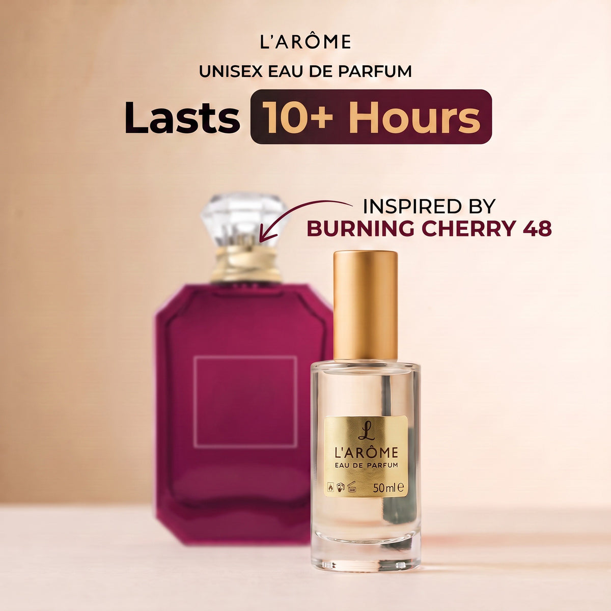 lx-template-v1 | 01 Lasts 10+ hours, inspired by Lovefest Burning Cherry 48 Eau De Parfum