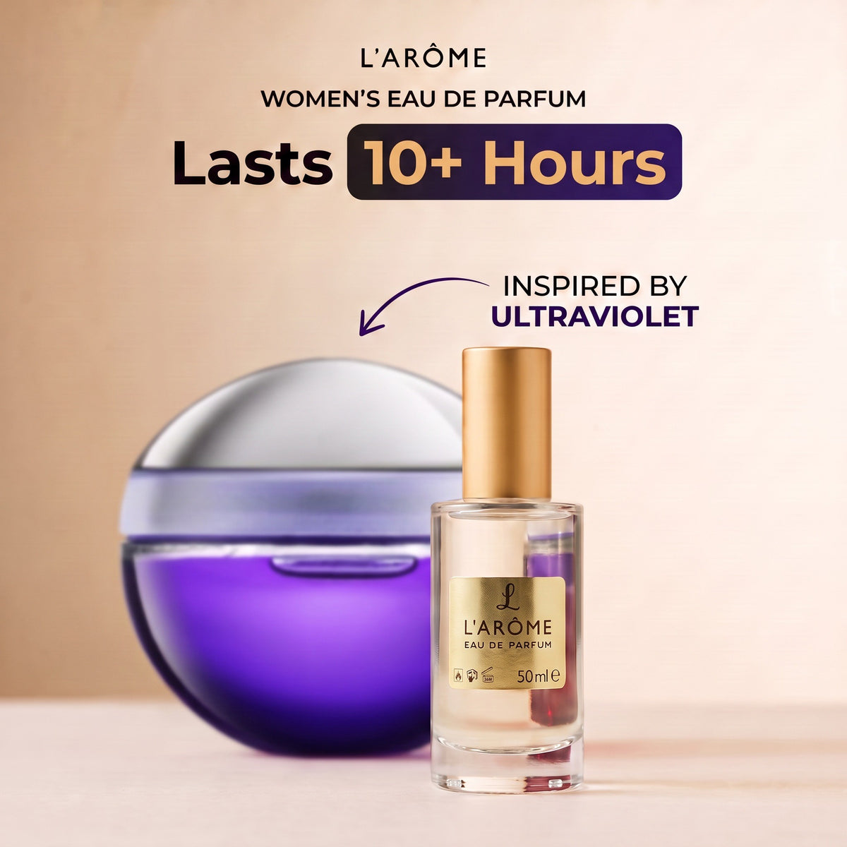 lx-template-v1 | 01 Lasts 10+ hours, inspired by Edp Ultraviolet For Women