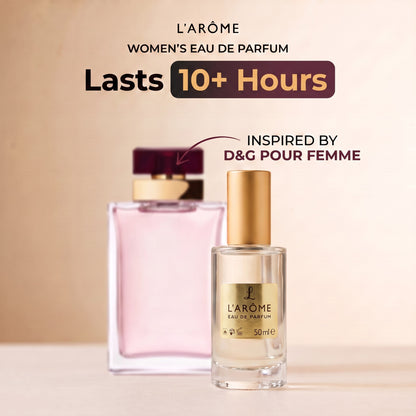 lx-template-v1 | 01 Lasts 10+ hours, inspired by Dolce Gabbana Pour Femme