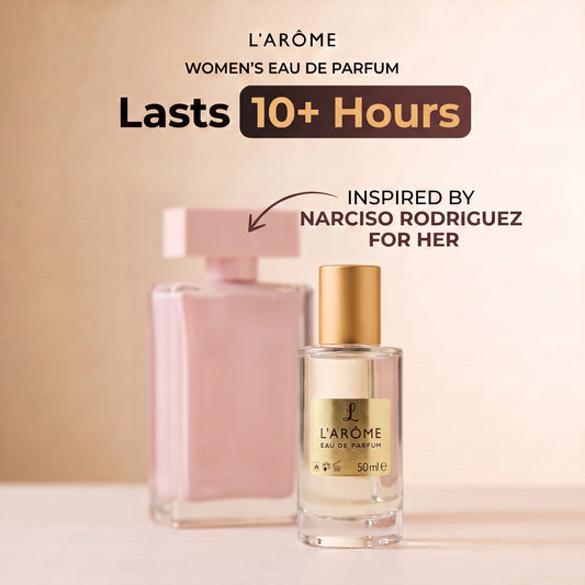 lx-template-v1 | 01 Lasts 10+ hours, inspired by For Her Narciso Rodriguez (Pink Bottle)