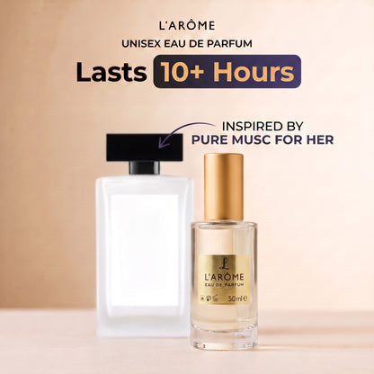 lx-template-v1 | 01 Lasts 10+ hours, inspired by Pure Musc For Her