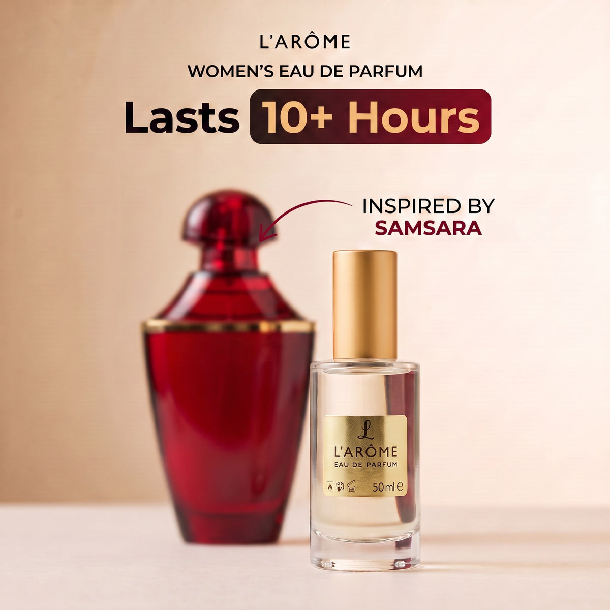 lx-template-v1 | 01 Lasts 10+ hours, inspired by Samsara Eau De Parfum