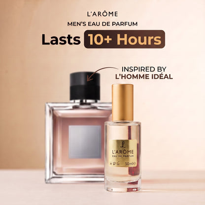 lx-template-v1 | 01 Lasts 10+ hours, inspired by L'Homme Ideal Eau De Parfum
