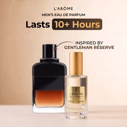 lx-template-v1 | 01 Lasts 10+ hours, inspired by Gentleman Eau De Parfum Reserve Privee