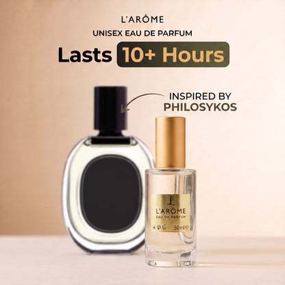 lx-template-v1 | 01 Lasts 10+ hours, inspired by Philosykos Eau De Parfum